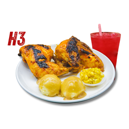 H3 - Half Chicken with Mashed Potatoes