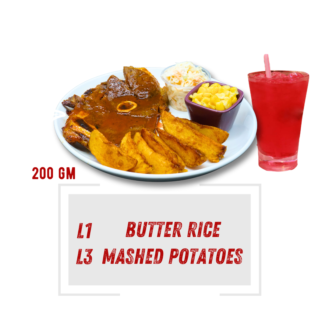 L3 - Lamb(200gm) with Mashed Potatoes