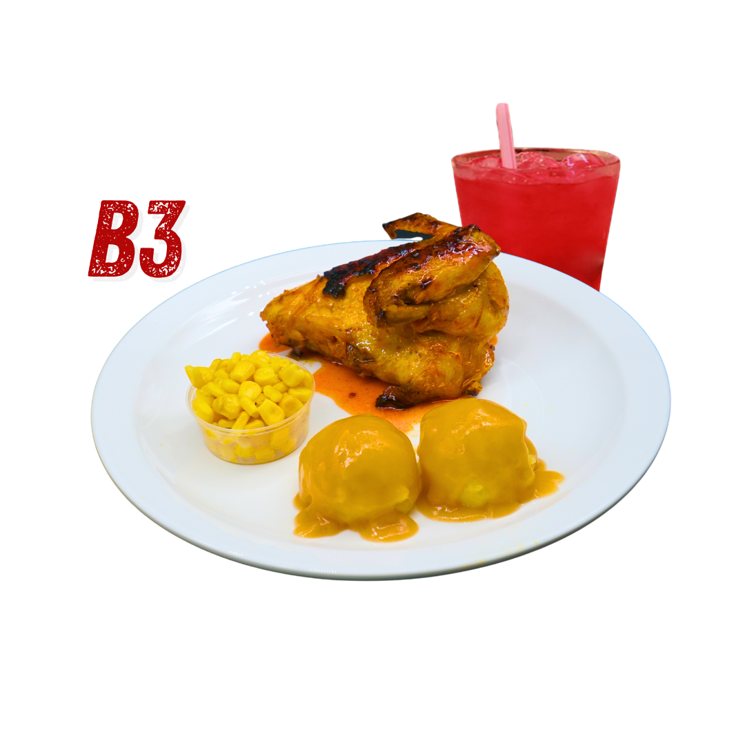 B3 - Quarter (Breast) with Mashed Potatoes_0