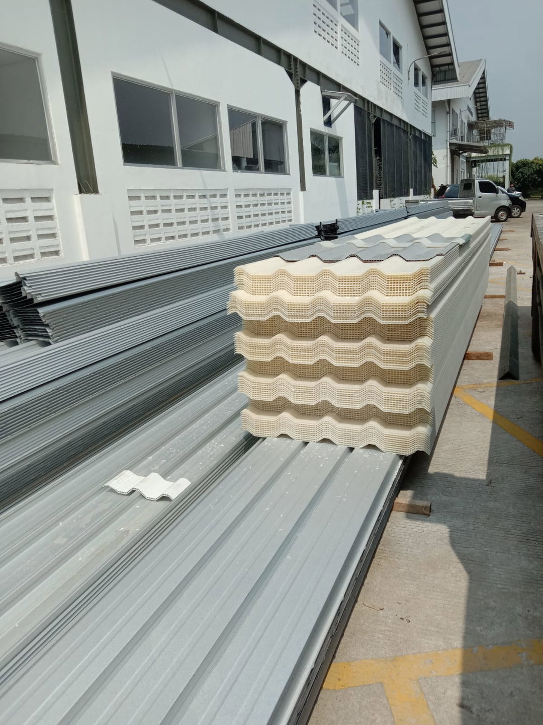 Atap Alderon 860 10mm double layer upvc