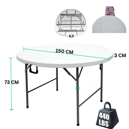 HALF FOLDING STRONG TABLE (MEJA) 