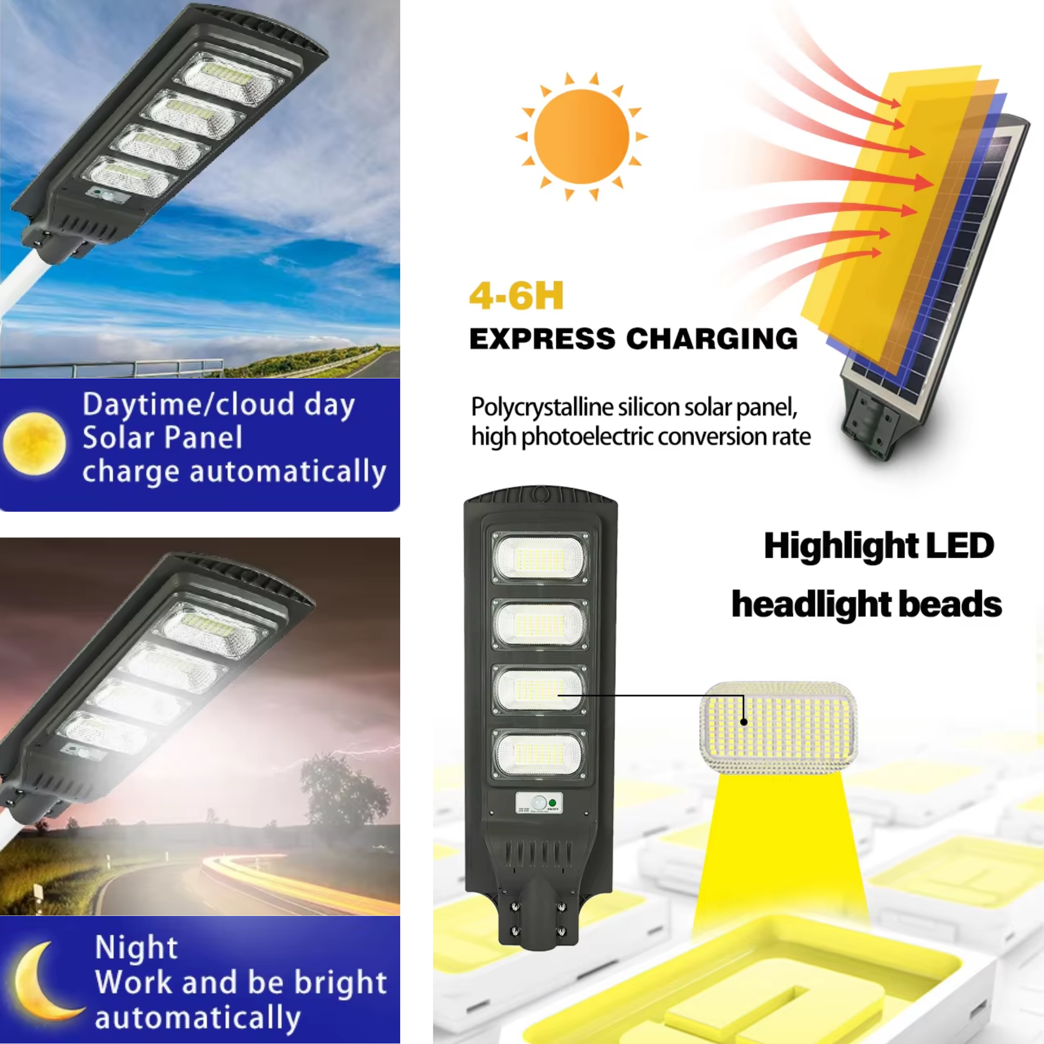 PRO STREET OUTDOOR SOLAR LIGHT (LAMPU SOLAR) _1