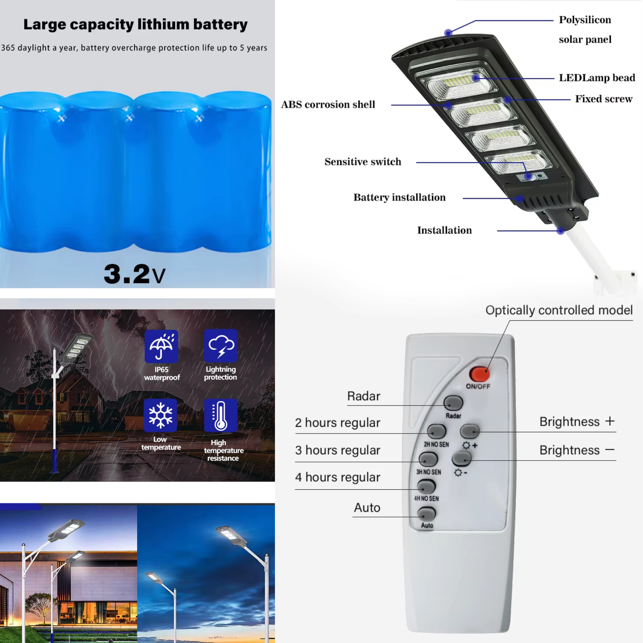 PRO STREET OUTDOOR SOLAR LIGHT (LAMPU SOLAR) _2