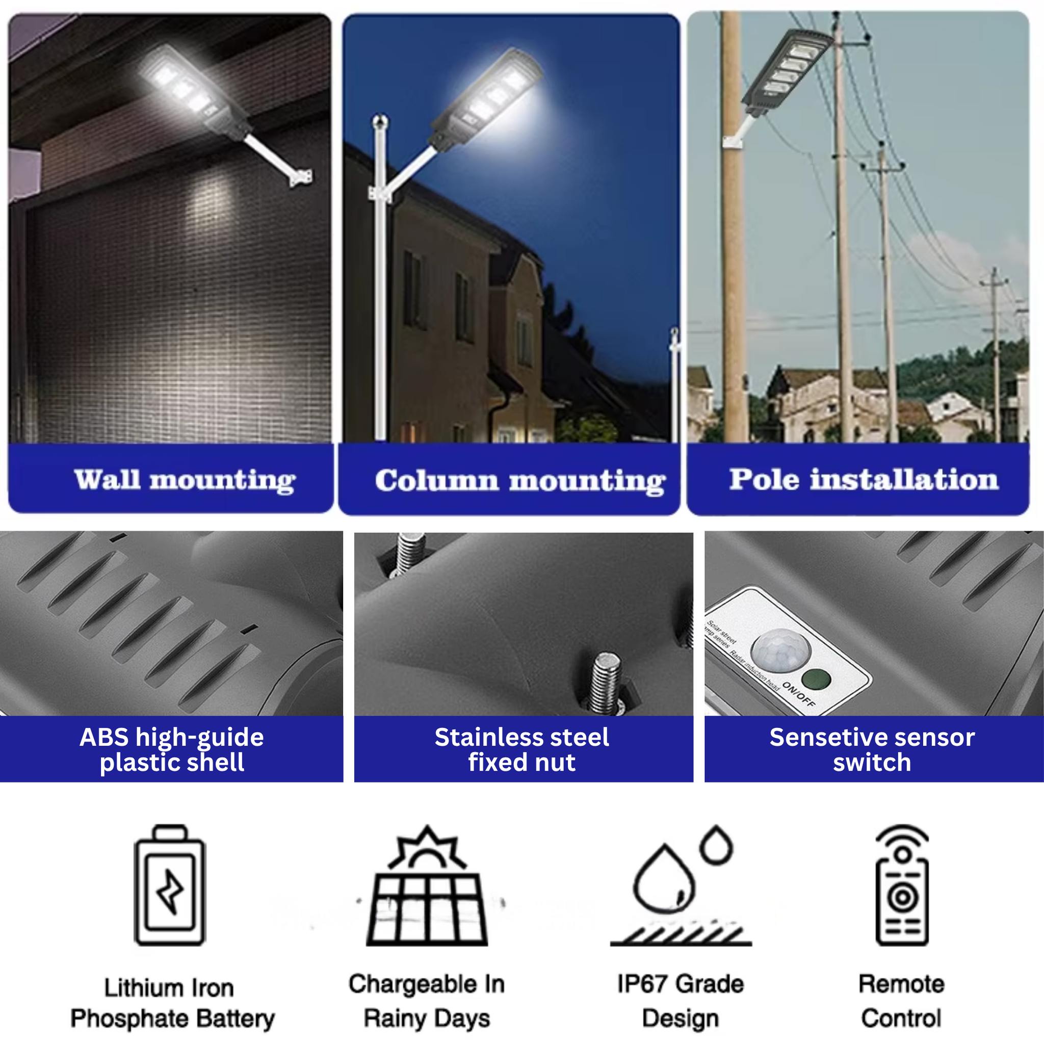 PRO STREET OUTDOOR SOLAR LIGHT (LAMPU SOLAR) _3