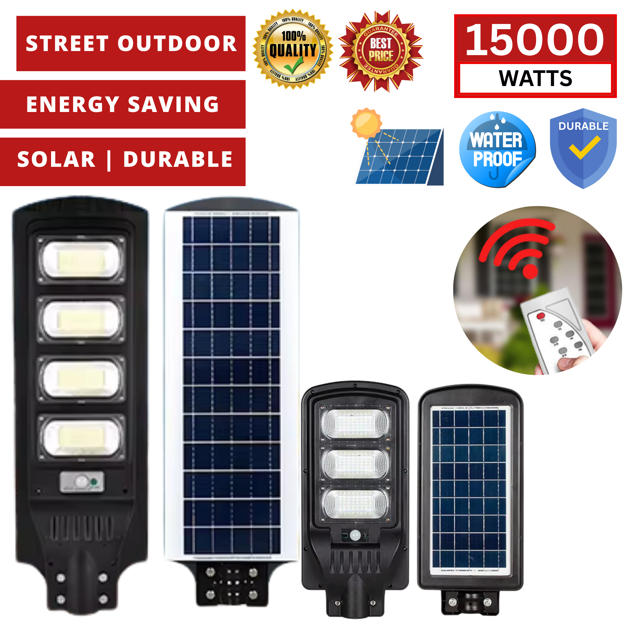 PRO STREET OUTDOOR SOLAR LIGHT (LAMPU SOLAR)