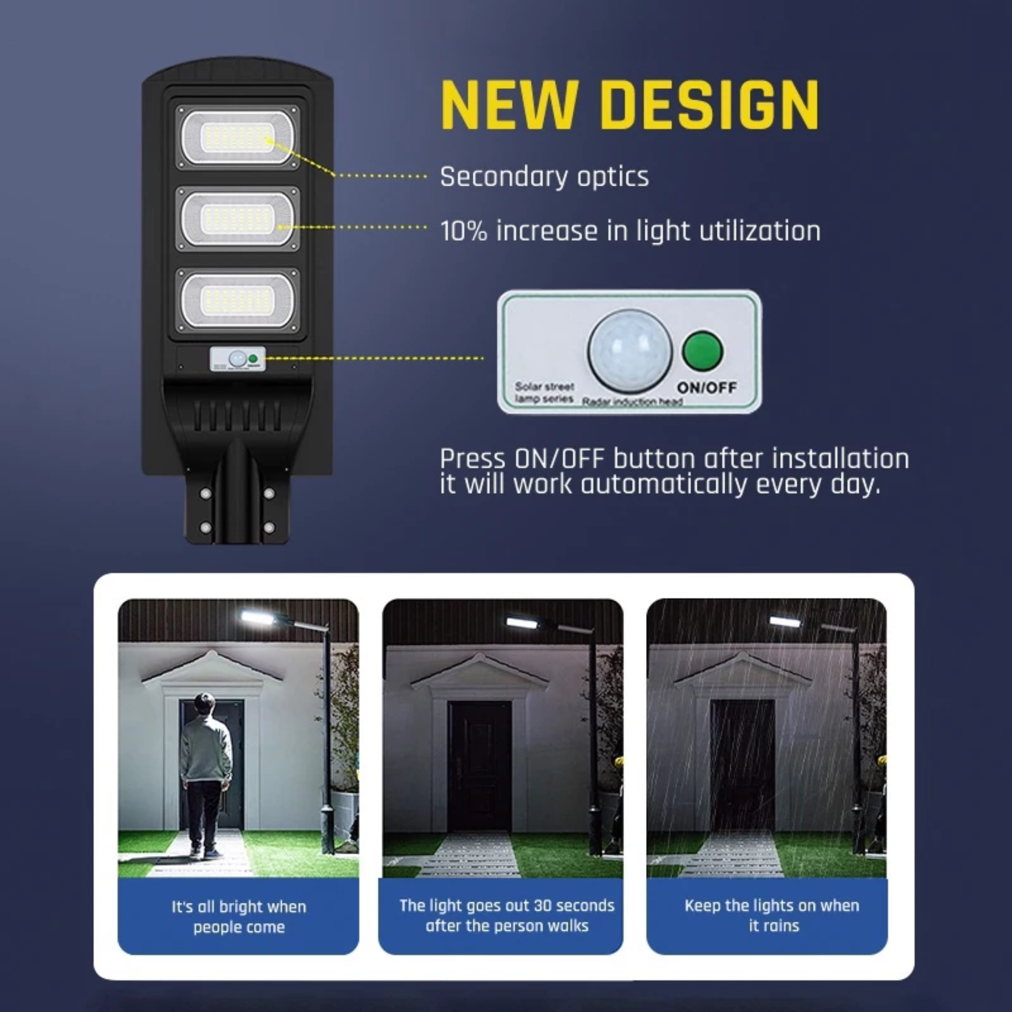 PRO STREET OUTDOOR SOLAR LIGHT (LAMPU SOLAR) _5