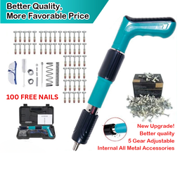 100 NAILS STEEL NAIL GUN TOOL 