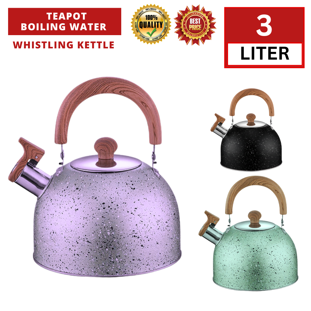 TEAPOT BOILING WATER WHISTLING KETTLE _0