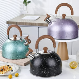 TEAPOT BOILING WATER WHISTLING KETTLE 