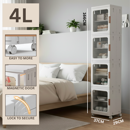 SOLID CUBE STACKABLE STORAGE CABINET (ALMARI)
