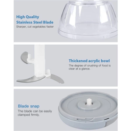 900ML MANUAL SPEEDY CHOPPER