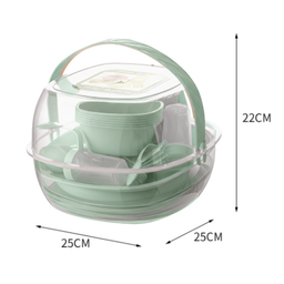 48PCS TRAVEL PICNIC CAMPING TABLEWARE SET 