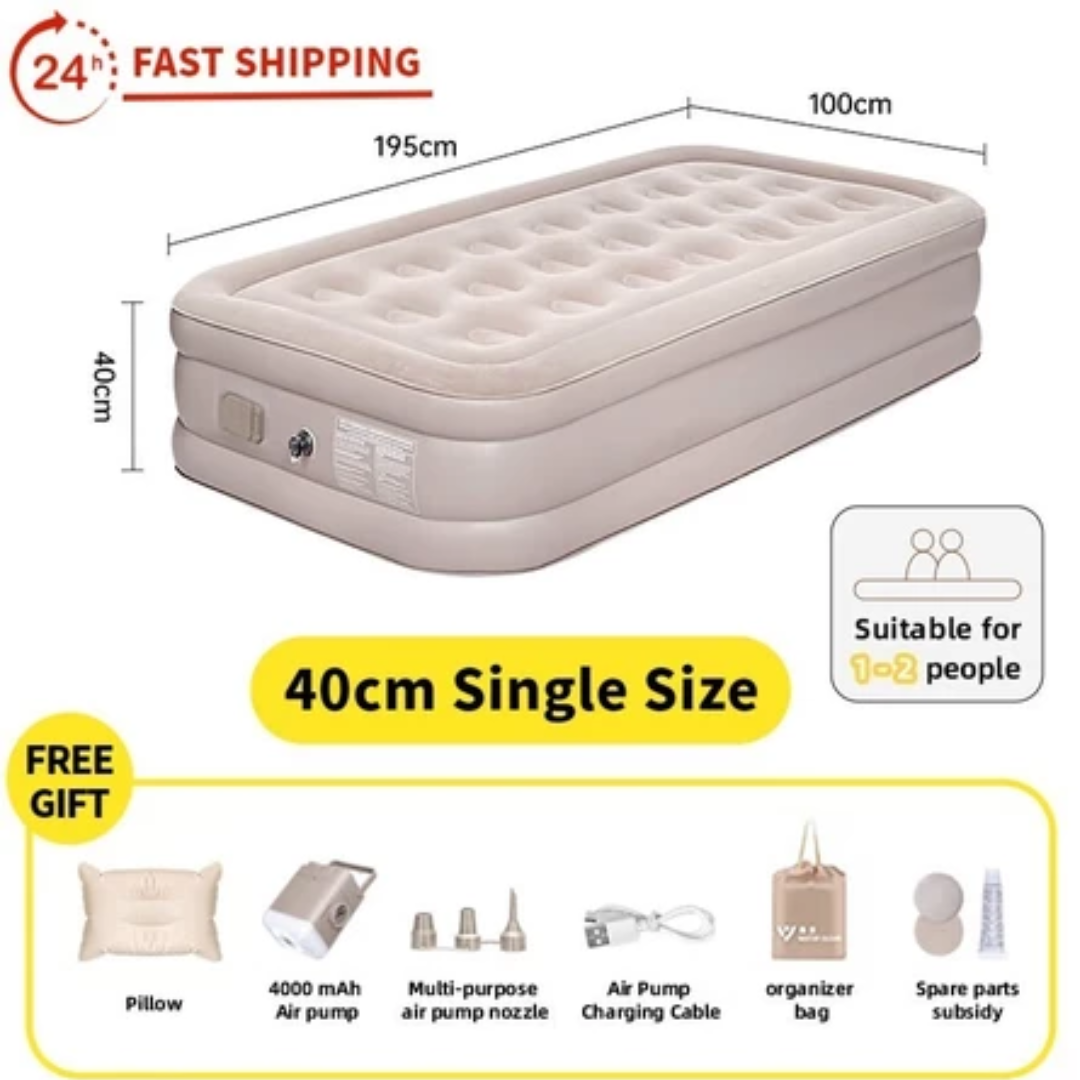 40CM AUTOMATIC INFLATABLE BED EXTRA THICK (TILAM ANGIN)_5