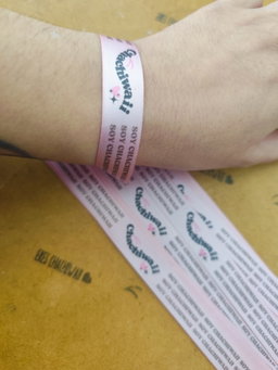 Pulseras de tela personalizadas 