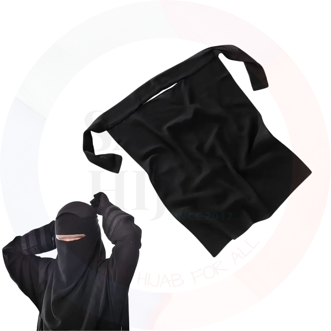 Niqab face cover black_0