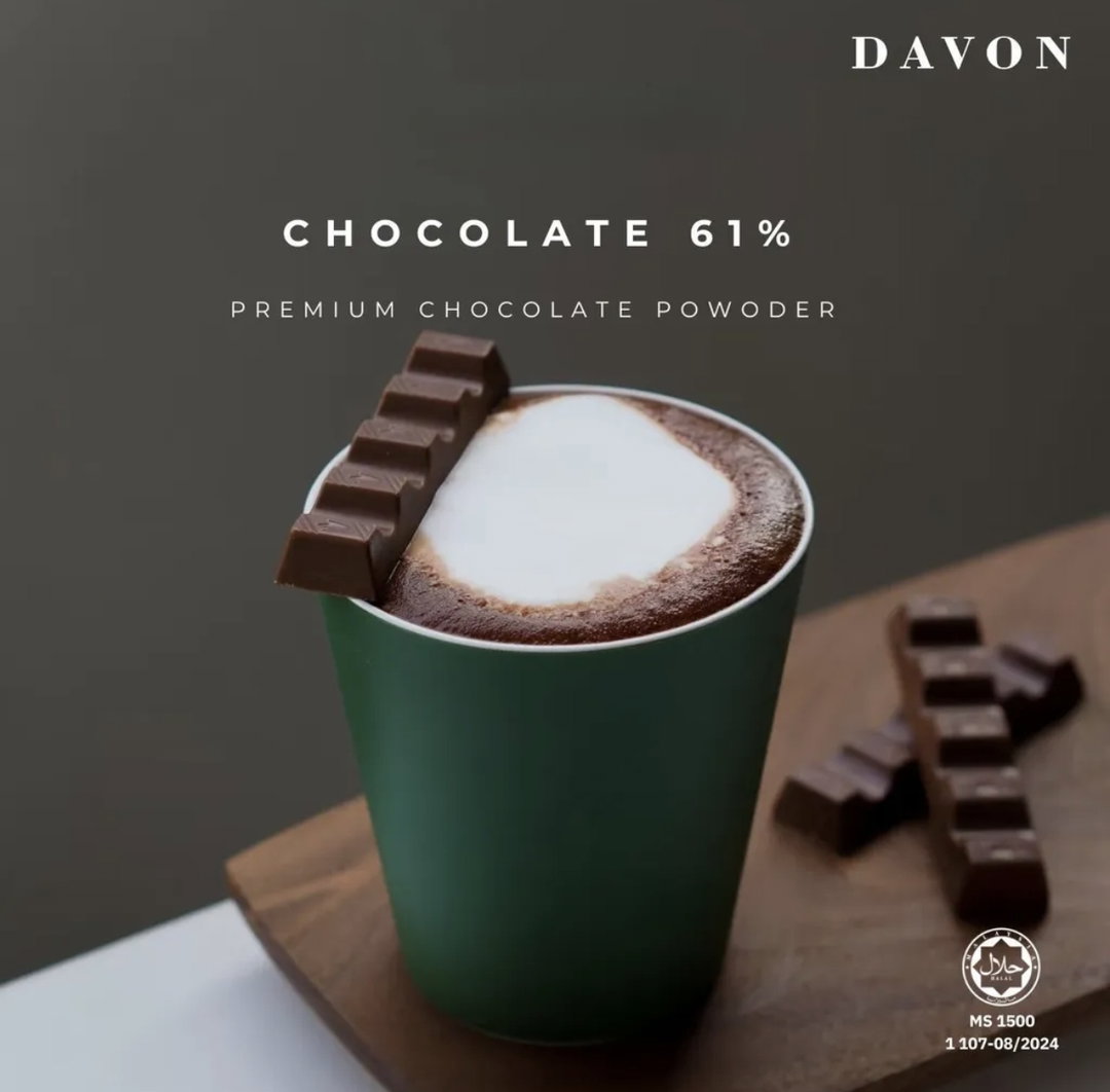 [INSTOCK] 61% Dark Chocolate Powder (1kg)