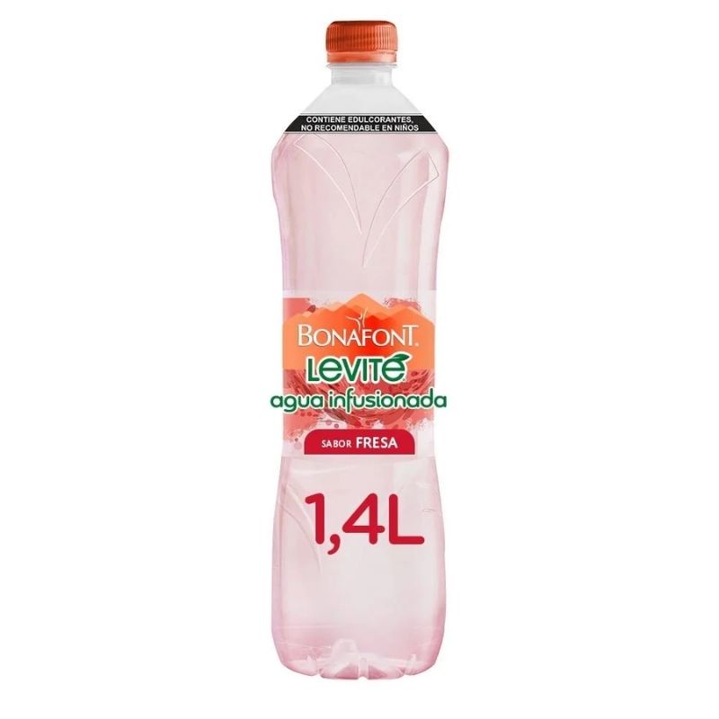 Agua Bonafont Levité Sabor Fresa SIN AZÚCAR 1.4L