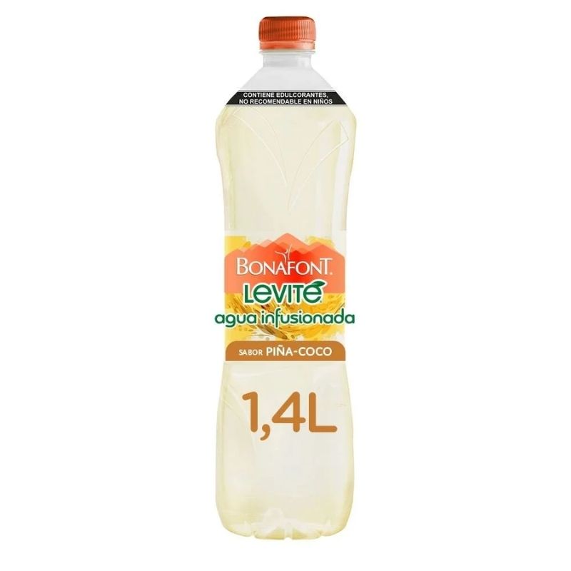 Agua Bonafont Levité Sabor Piña Coco SIN AZÚCAR 1.4L