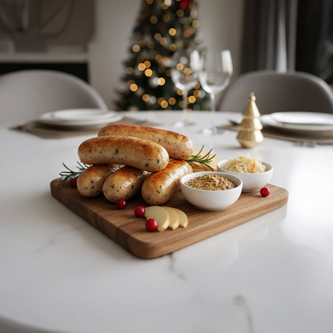 Apple Sage Sausage (5 pcs, cooked) 2-3 pax