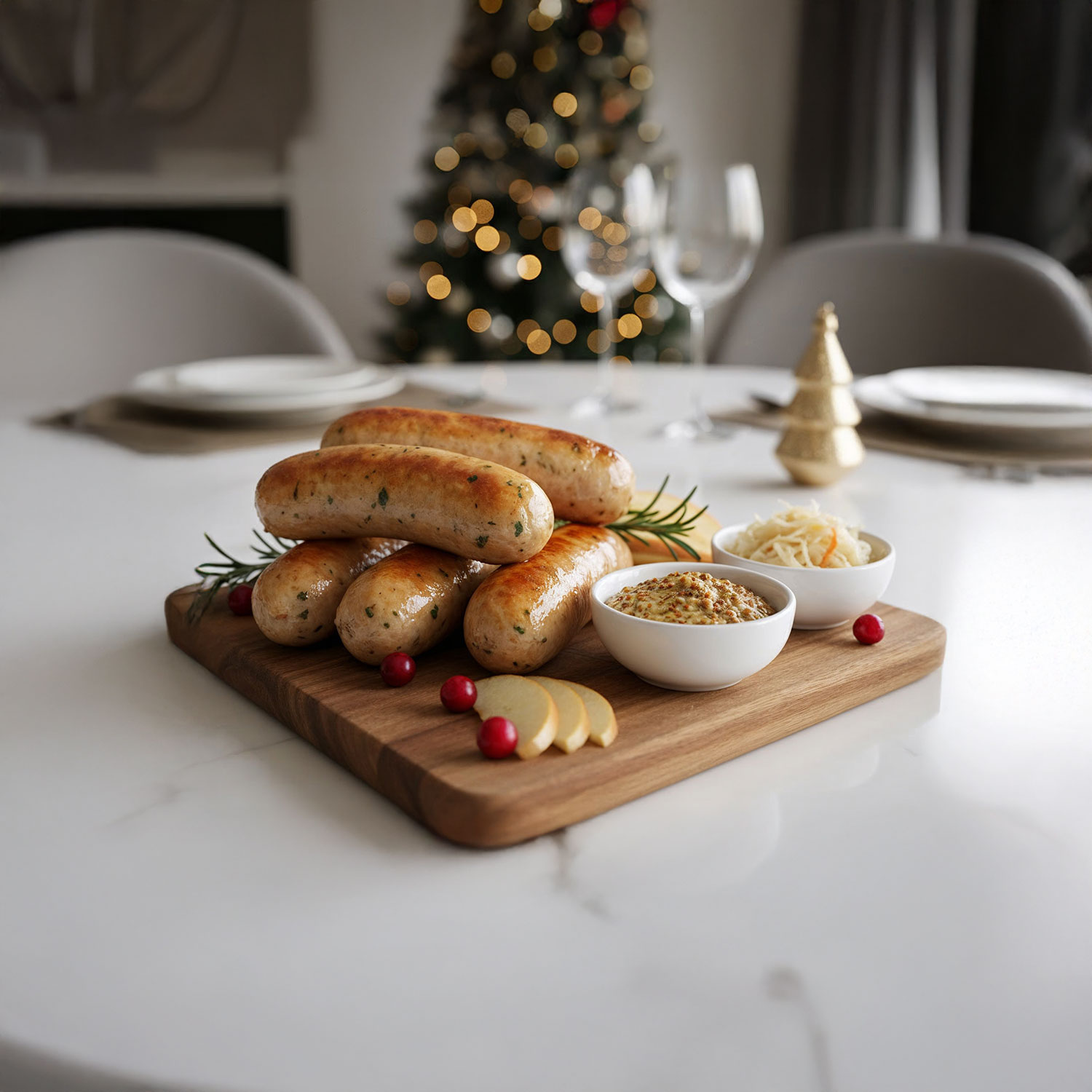 Apple Sage Sausage (5 pcs, cooked) 2-3 pax