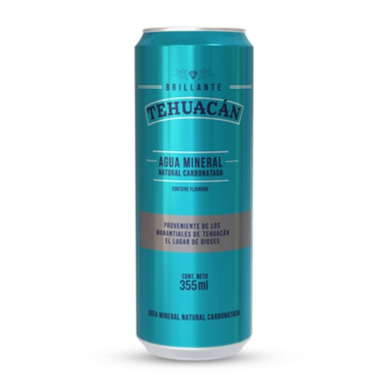 Agua Mineral Tehuacán Lata 355ml