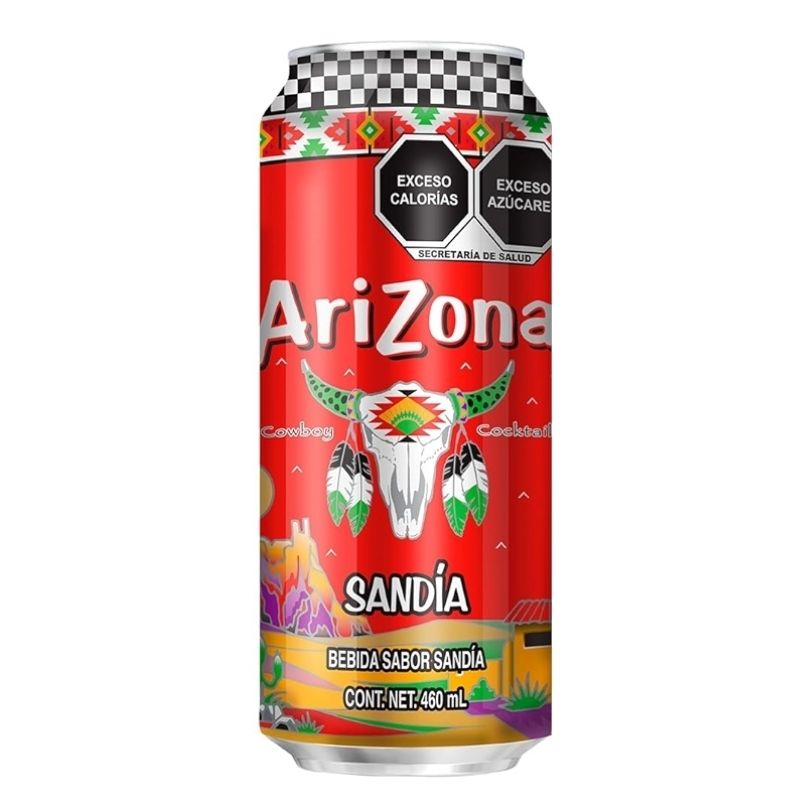 Bebida Arizona Sabor Sandía Lata 460ml _0