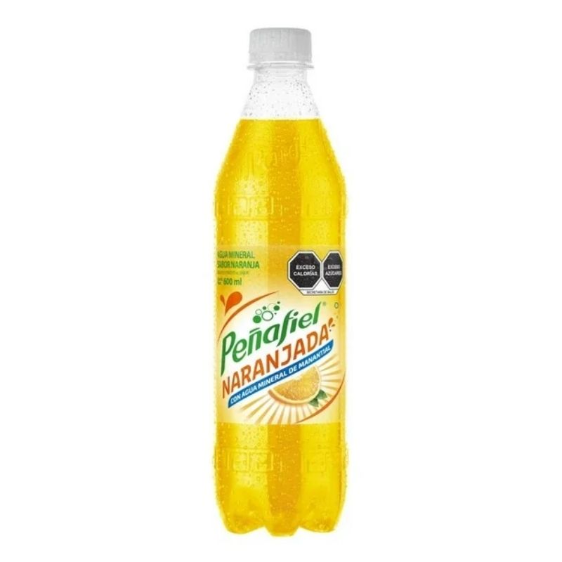 Agua Mineral Peñafiel Adas Sabor Naranjada 600ml
