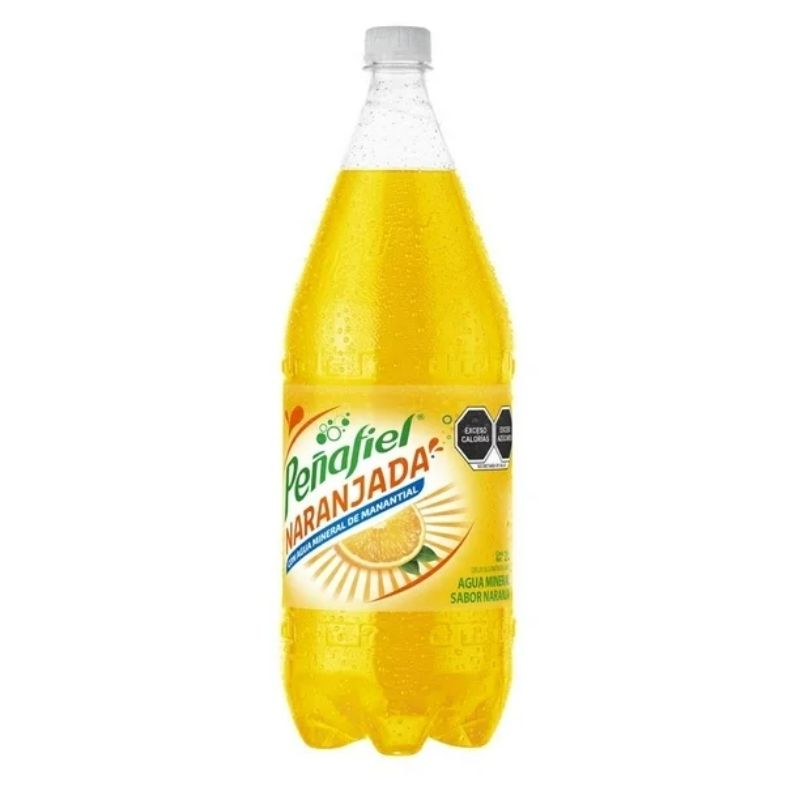 Agua Mineral Peñafiel Adas Sabor Naranjada 2L _0