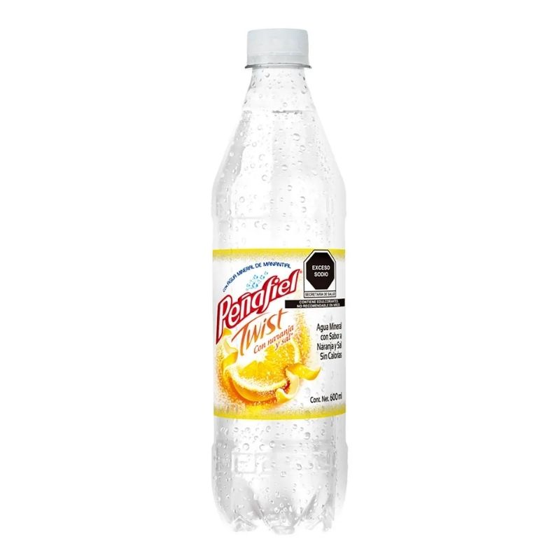 Agua Mineral Peñafiel con Naranja y Sal 600ml