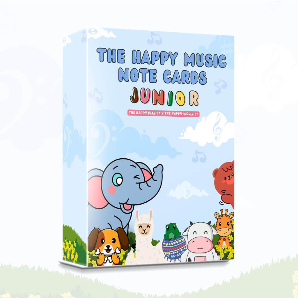The Happy Music Note Cards Junior