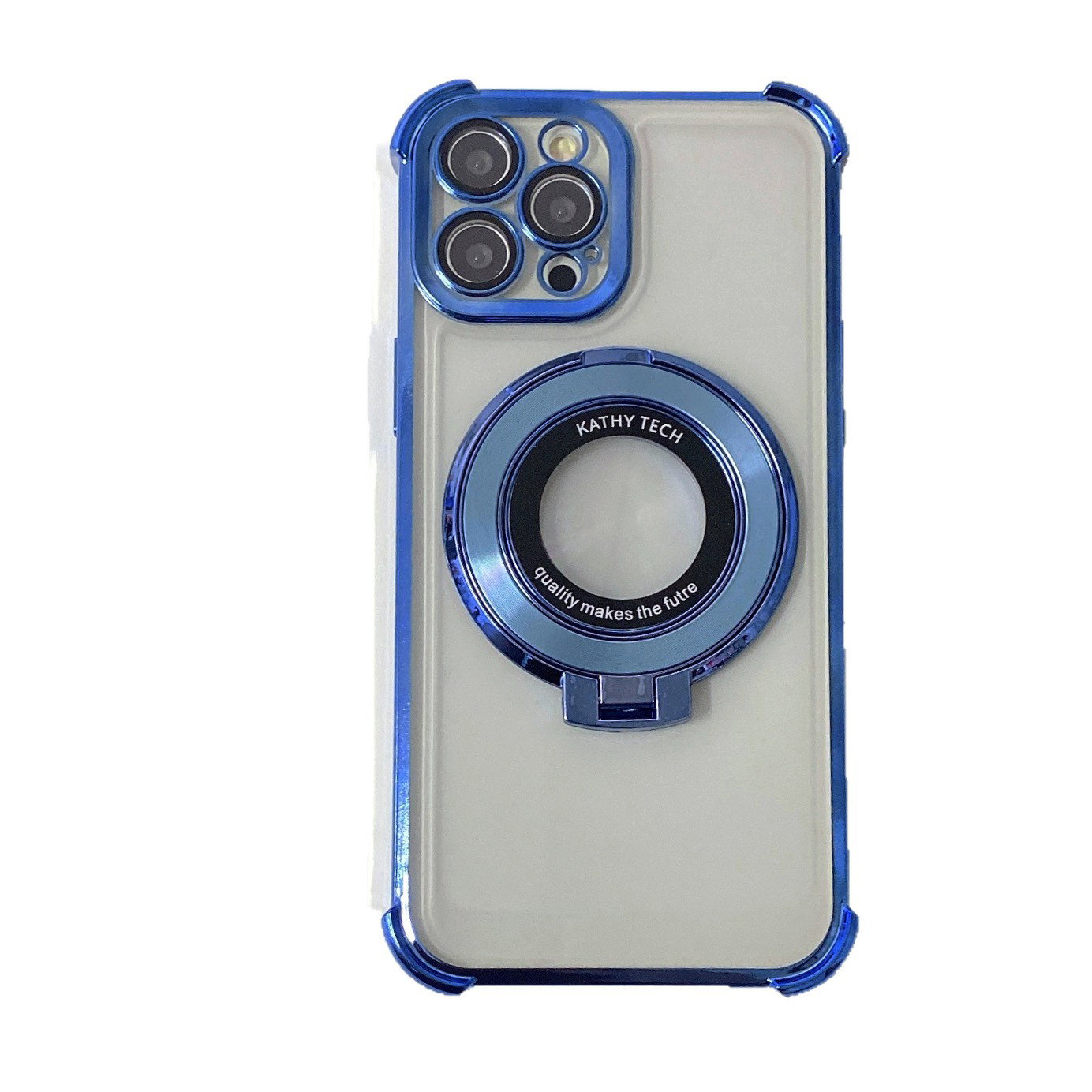 Étui iPhone de support magnétique d'airbag antichoc_5