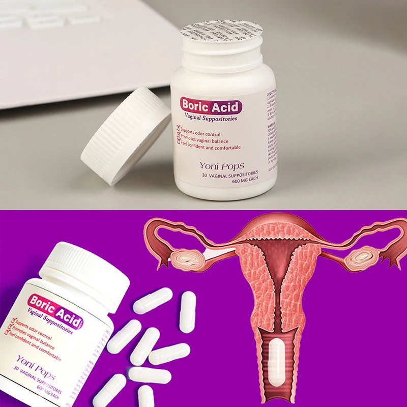 Capsules d'acide borique, Yoni Pops, lavage intime naturel-Produits de soins féminins_2