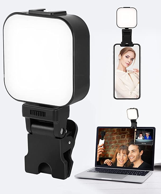 Mini Lampe LED à Clip USB Rechargeable RGB_1