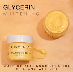 Crème pour le visage au curcuma
