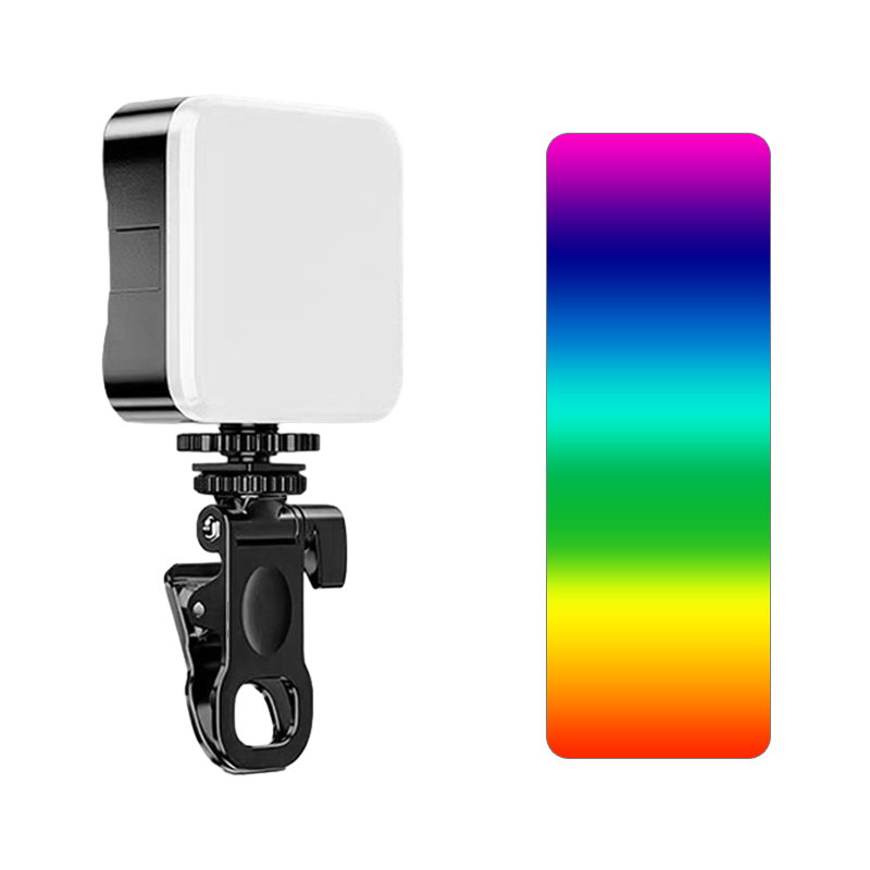 Mini Lampe LED à Clip USB Rechargeable RGB_2