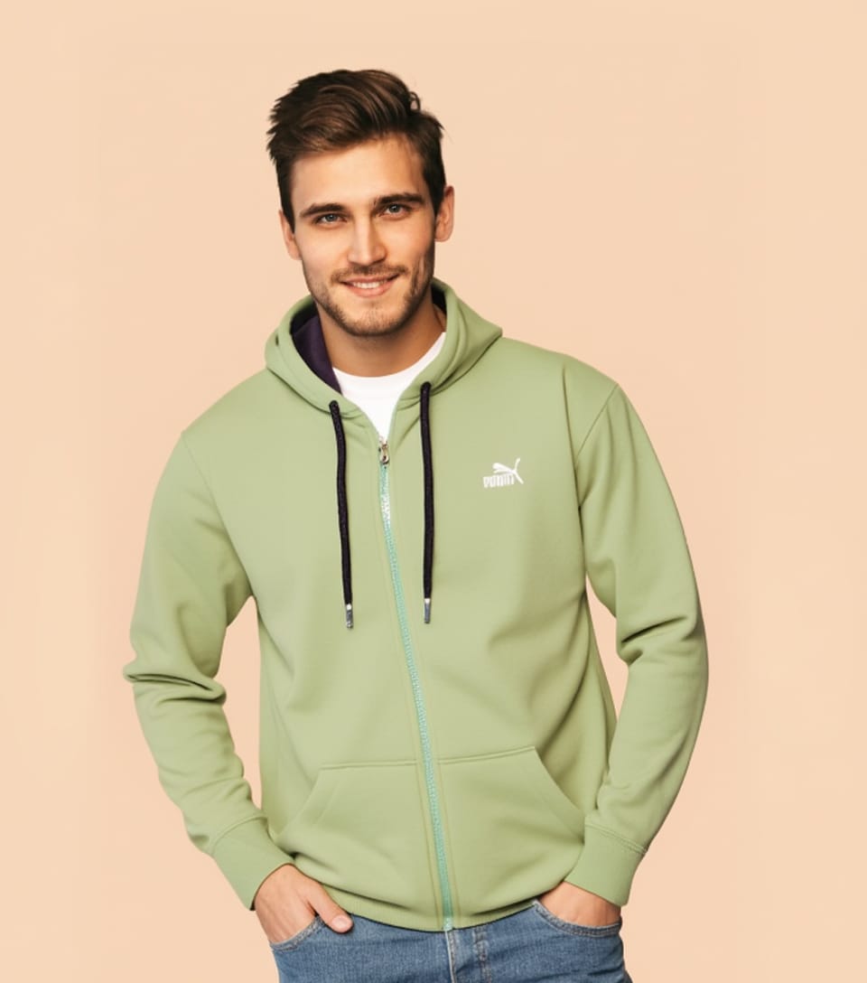 Hoodie  Jacket For Men   | Green | | Mens Jacket