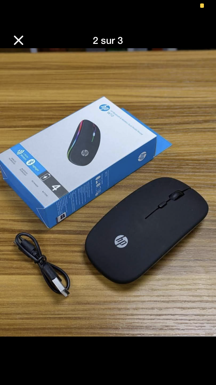 Souris sans fil HP rechargeable_1