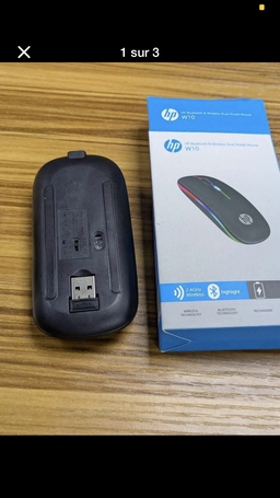 Souris sans fil HP rechargeable