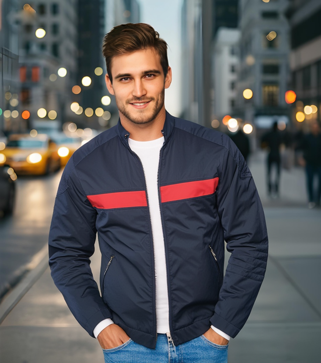 Kilometer Winter Jacket For Men   | Blue | | Men's Jacket  