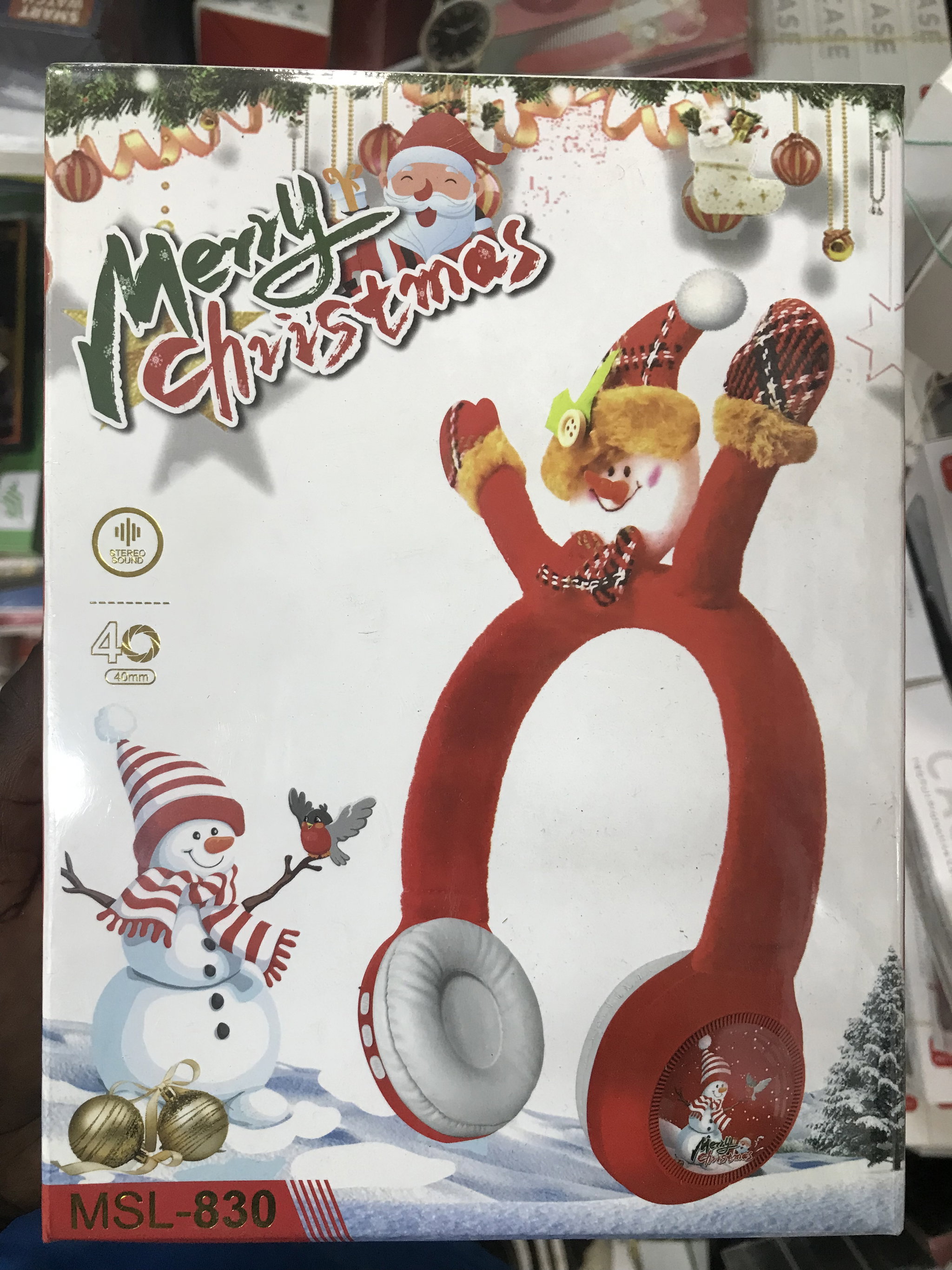 Casque Bluetooth MSL-830 – Édition Joyeux Noël 🎅_2