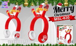 Casque Bluetooth MSL-830 – Édition Joyeux Noël 🎅