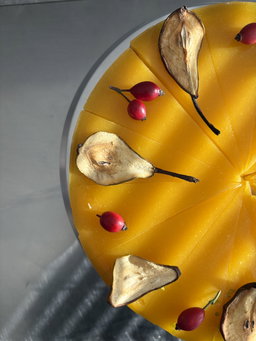 Mangový cheesecake, 12-16 porcíí