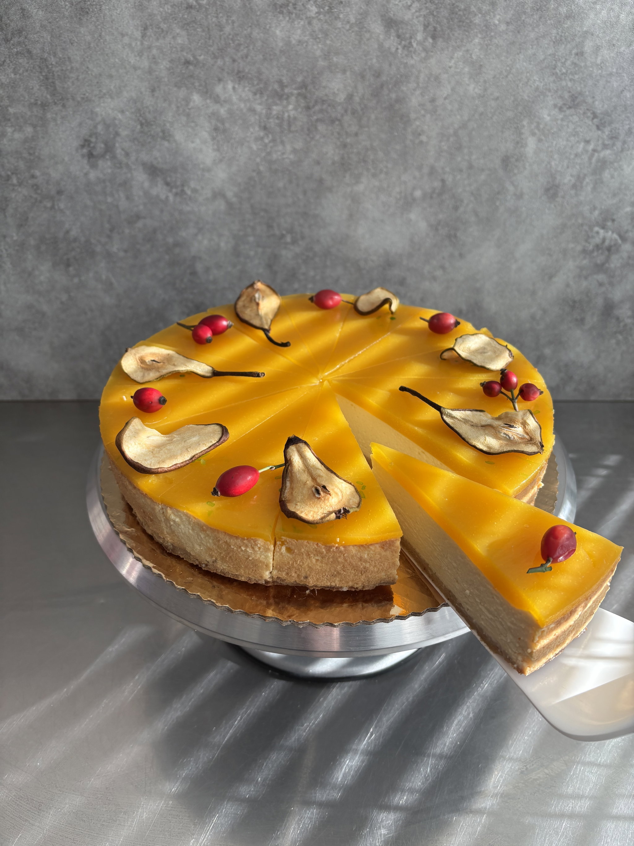 Mangový cheesecake, 12-16 porcíí_1