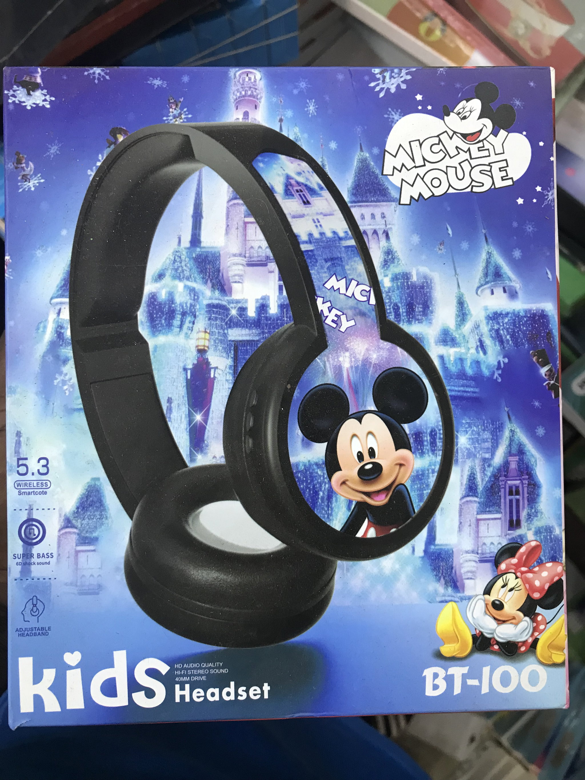 Casque Bluetooth BT-100 – Mickey Mouse Edition 🧒🎧_3