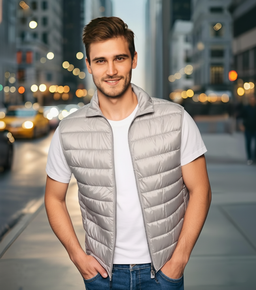 Grey Down Winter Jacket For Men   | Silver Grey| | Mens Jacket   