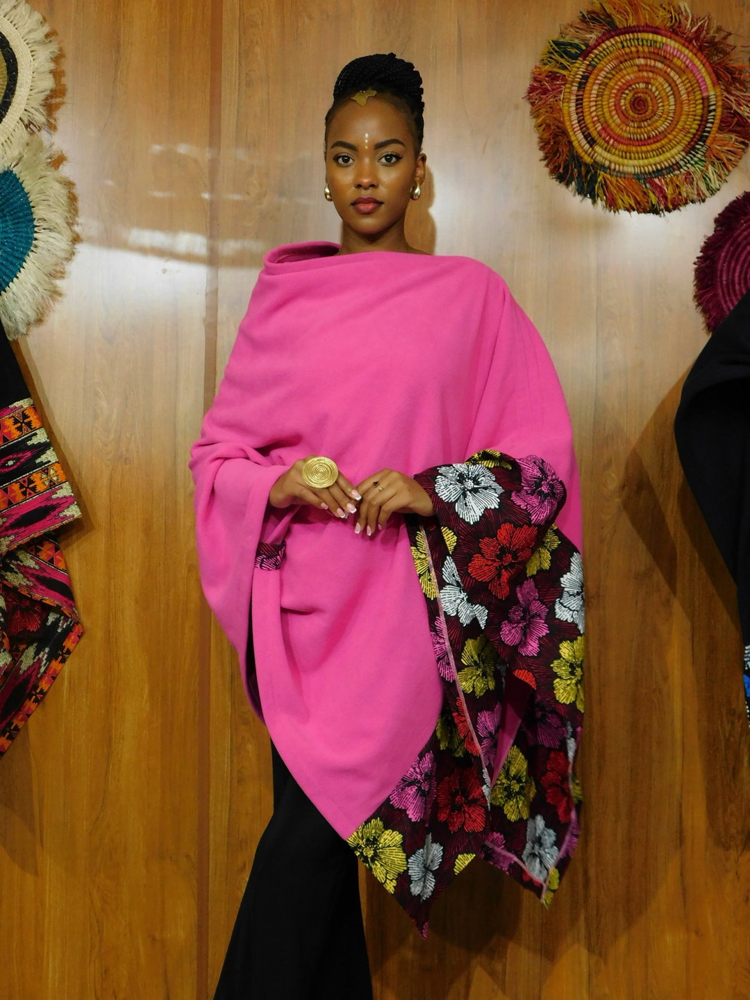 Ascili Popping Poncho - Pink