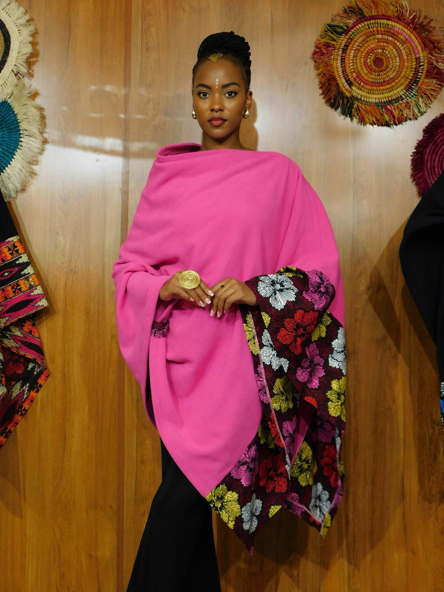 Ascili Popping Poncho - Pink_0