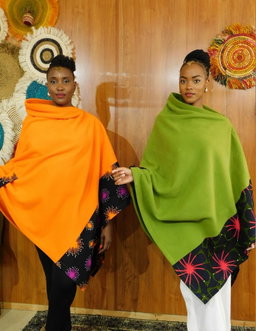 Ascili Popping Poncho - Orange