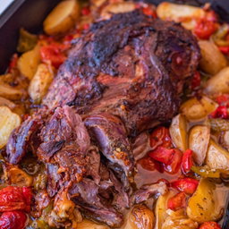 Epaule d'agneau à l'étouffé 