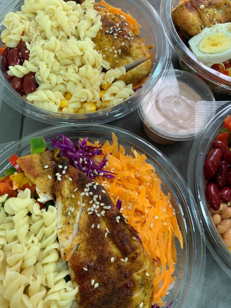 Spicy Chicken Pasta Salad